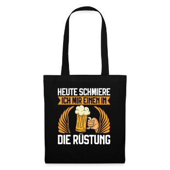 Heute Wird Endlich Mal Reset Gedrückt - Stoffbeutel - Schwarz - Vorne