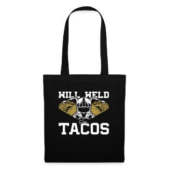 Soudeur Tacos Soudeurs Artisans Métallurgistes - Sac en tissu - noir - Devant