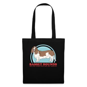 Basset Hound Dogs | Dog Owner Gift - Tote Bag - black - Front