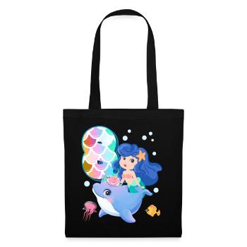 8th birthday | Mermaid Birthday | - Tote Bag - black - Front