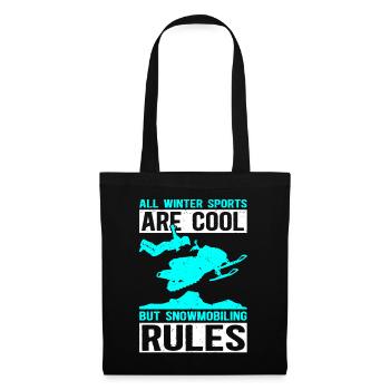 Snowmobile Snowmobile Gift - Tote Bag - black - Front