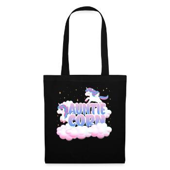 Aunt Mais | Unicorn Birthday | Unicorn Theme | - Tote Bag - black - Front