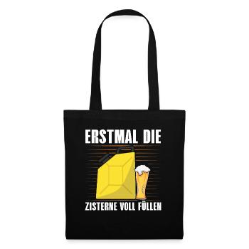 FIRST FILL THE CISTERN BEER LOVERS - Tote Bag - black - Front