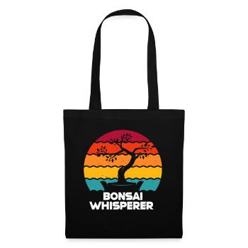 Bonsaï - Sac en tissu - noir - Devant