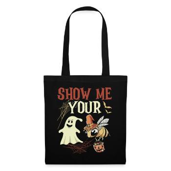 Show Me Your Ghost Bee Halloween Costume - Tote Bag - black - Front