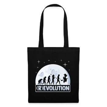 (r)evolution Gespenstische Primaten, Angeführt - Stoffbeutel - Schwarz - Vorne