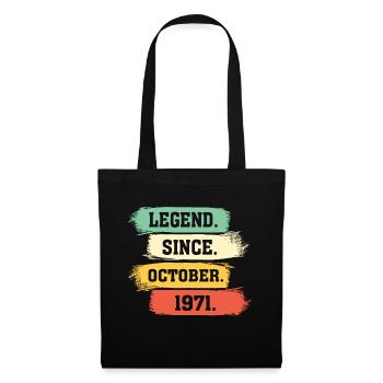 Légende depuis octobre 1971 - Sac en tissu - noir - Devant