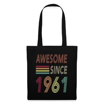Awesome since 2016 - Stoffbeutel - Schwarz - Vorne