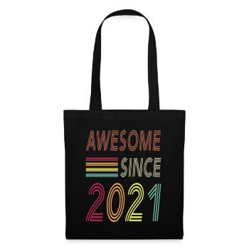 Awesome since 2021 - Tote Bag - black - Front