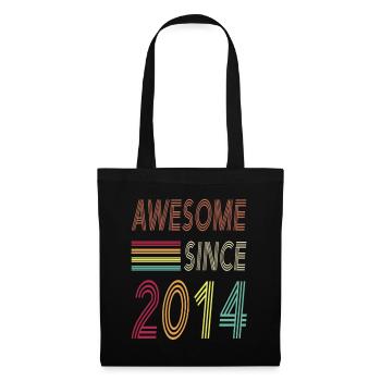 Génial depuis 2014 - Sac en tissu - noir - Devant