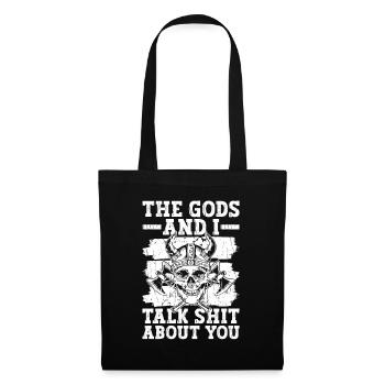 Norse Mythology Odin Viking Nordic Gods - Tote Bag - black - Front