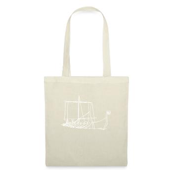 Nordische Mythologie Wikingerboot Oneline Nordic - Stoffbeutel - Natur - Vorne