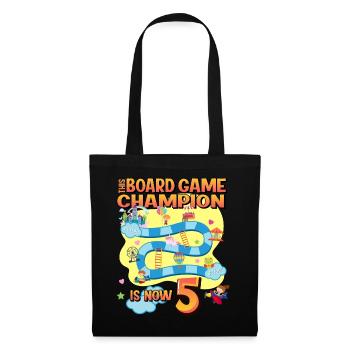This board game Champion is now 5 | - Tote Bag - black - Front