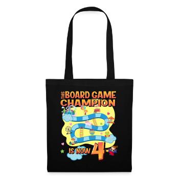 This Board Game Champion Is Now 4 | - Tote Bag - black - Front