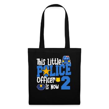 Ce petit flic a maintenant 2 ans, 2 - Sac en tissu - noir - Devant