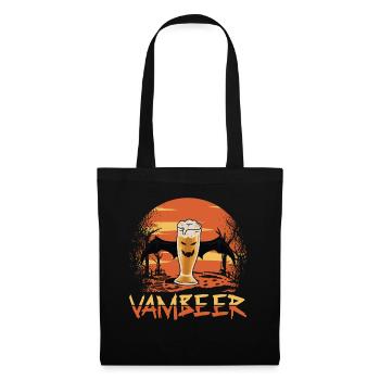 VambeEr Boisson alcoolisée effrayante - Sac en tissu - noir - Devant