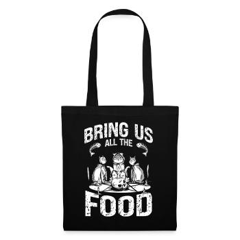 Bring Us All Food Cats Spooky - Tote Bag - black - Front