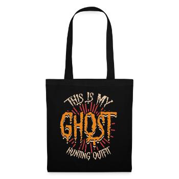 Dies Ist Mein Geisterjäger-outfit Spooky Halloween - Stoffbeutel - Schwarz - Vorne
