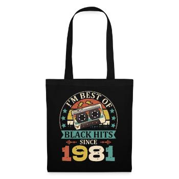 I’m Best Of Black Hits depuis 1981 Cassette - Sac en tissu - noir - Devant