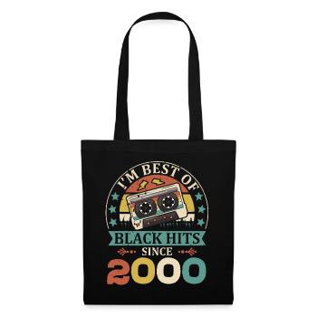 I'm Best Of Black Hits Seit 2000 Kassette - Stoffbeutel - Schwarz - Vorne