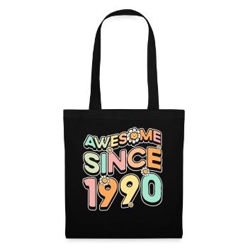 Fantastique depuis 1990 Thème floral - Sac en tissu - noir - Devant