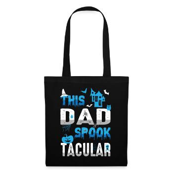 Diese Dad Spook Tacular Spooky Halloween Urlaub - Stoffbeutel - Schwarz - Vorne