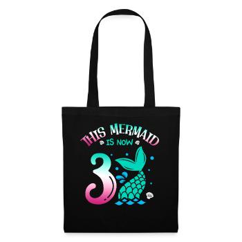 Cette sirène est maintenant 3, conte de fées 3. - Sac en tissu - noir - Devant