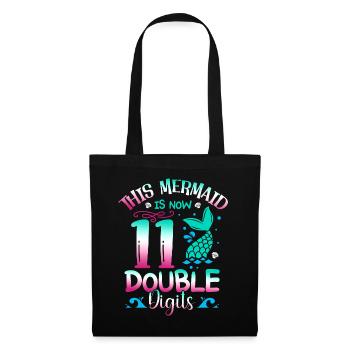 This mermaid is now 11 double digits, - Tote Bag - black - Front