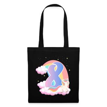8 Unicorn Rainbow Clouds Little Pony 8. - Tote Bag - black - Front