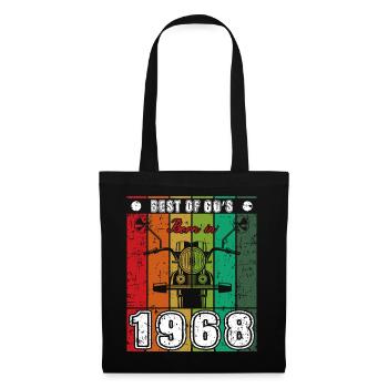 Le meilleur de la moto classique née des années 60 en 1968 - Sac en tissu - noir - Devant