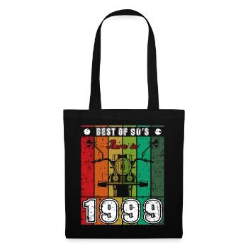 Le meilleur de la moto classique née des années 90 en 1999 - Sac en tissu - noir - Devant