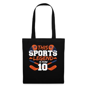 This sports legend is now 10, ice hockey game - Tote Bag - black - Front