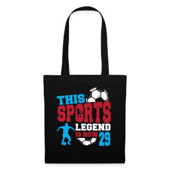 This sports legend is now 29, football game 29. - Tote Bag - black - Front