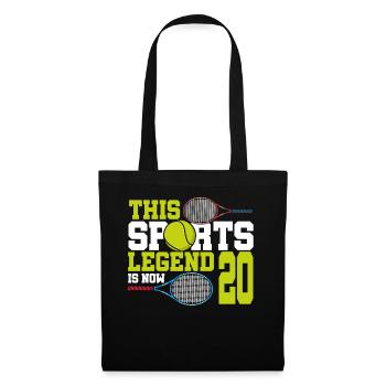This sports legend is now 20, tennis 20. - Tote Bag - black - Front