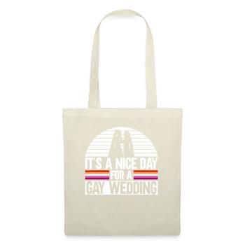 Mariage lesbien Gay lesbien Transsexuel - Sac en tissu - nature - Devant