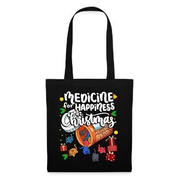 Médecine pour le bonheur à Noël Clowder Of - Sac en tissu - noir - Devant