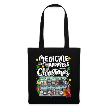 Médecine pour le bonheur à Noël Clowder Of - Sac en tissu - noir - Devant