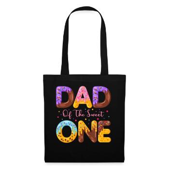 Papa Le doux saupoudre de délicieux beignets - Sac en tissu - noir - Devant
