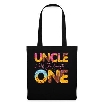 Uncle of sweet sprinkles delicious doughnuts - Tote Bag - black - Front