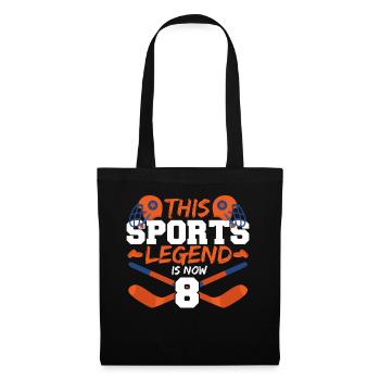 This sports legend is now 8, hockey game 8. - Tote Bag - black - Front
