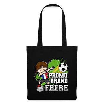 Promu Grand Frère Funny footballer - Tote Bag - black - Front