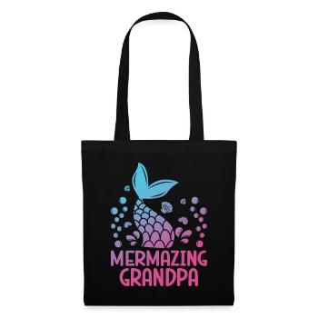 Incroyable grand-père sirène fantastique - Sac en tissu - noir - Devant