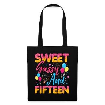 Sweet Sassy And Fifteen Sprinkles Delicious - Tote Bag - black - Front