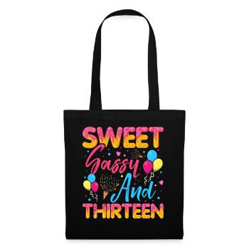 Sweet Sassy And Thirteen Sprinkles Delicious - Tote Bag - black - Front