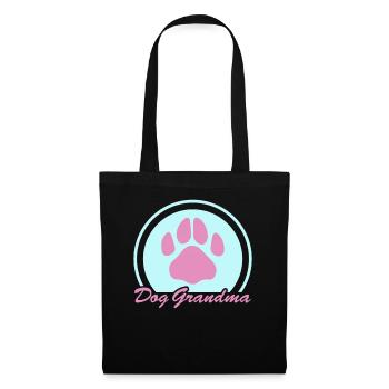 Chiens Grand-mère Maîtresse Propriétaire de chien Cadeau - Sac en tissu - noir - Devant