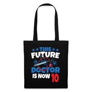 Ce futur médecin a maintenant 10 docteurs enfant 10. - Sac en tissu - noir - Devant