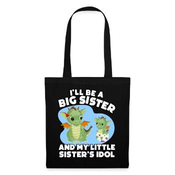 I'm going to be a big sister and the idol - Tote Bag - black - Front