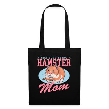 Hamster Mom | Dwarf Hamster Golden Hamster Gift - Tote Bag - black - Front