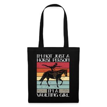 Vaulting Horses Equestrian Sport Equestrian Gift - Tote Bag - black - Front