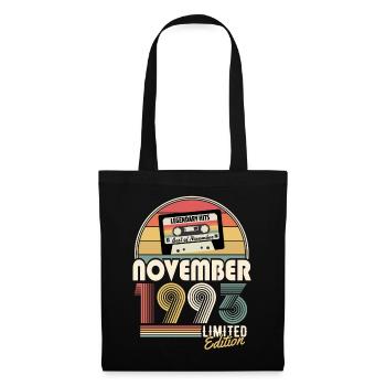 November 1993 Vintage Birthday Gift - Tote Bag - black - Front